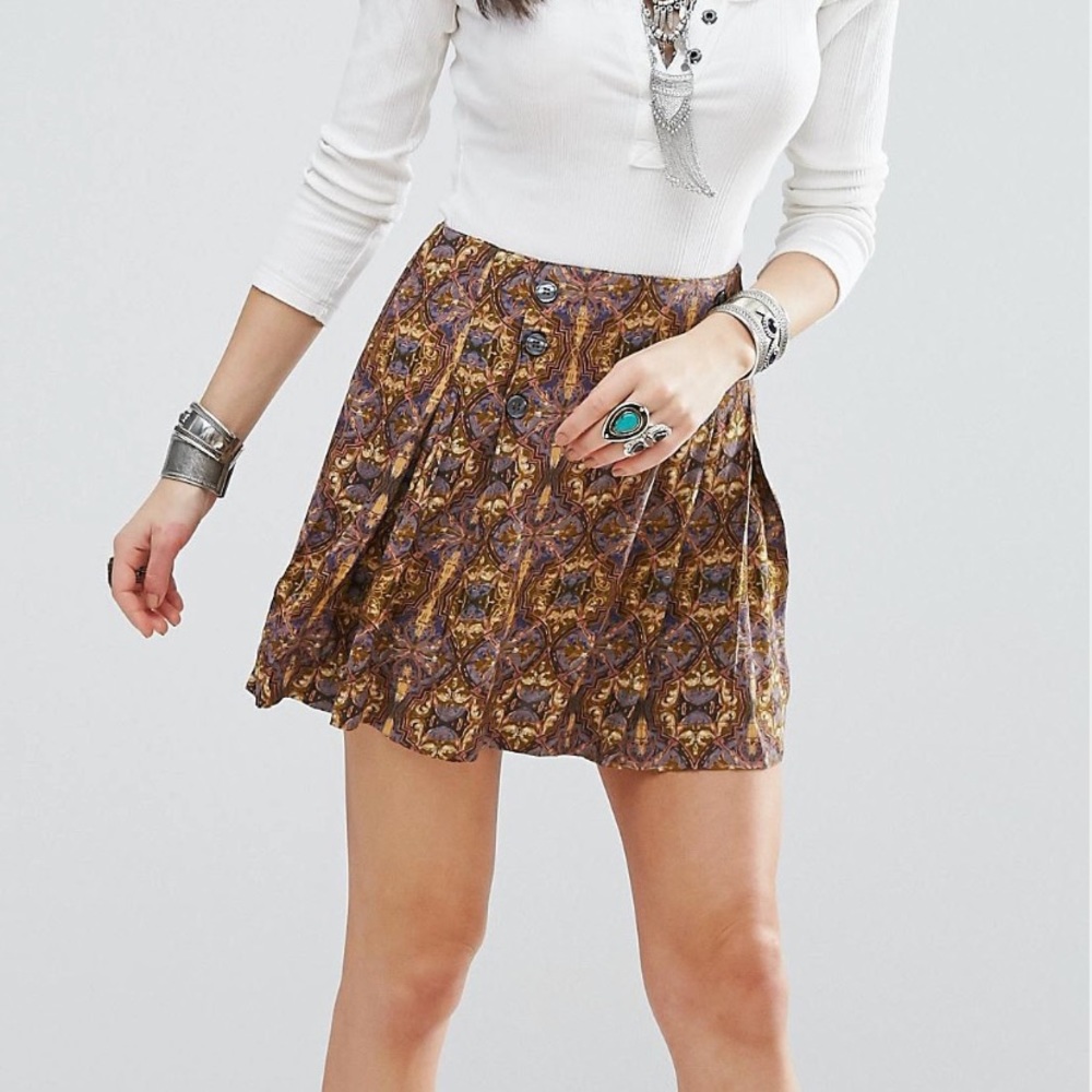 Free People Lovers Lane Mini Skirt